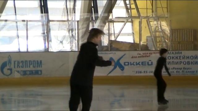 7 часть.Открытая тренировка Plushenko в Юбилейном 28.02.11 смотреть онлайн