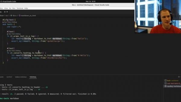 Building a Blog in Rust - Part 2 - Markdown Parser