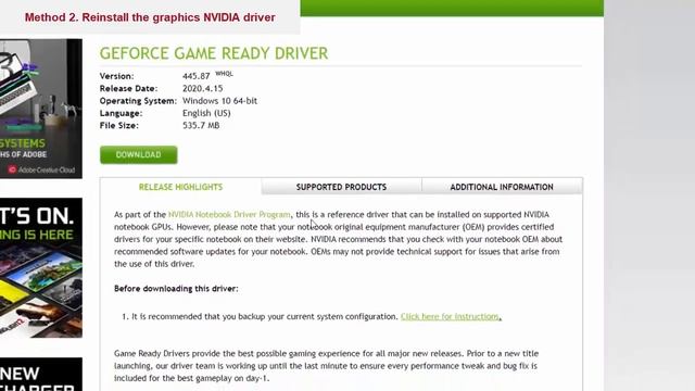 FIX: NVIDIA Windows Kernel Mode Driver Stopped Responding in Windows 10/8/7 смотреть онлайн