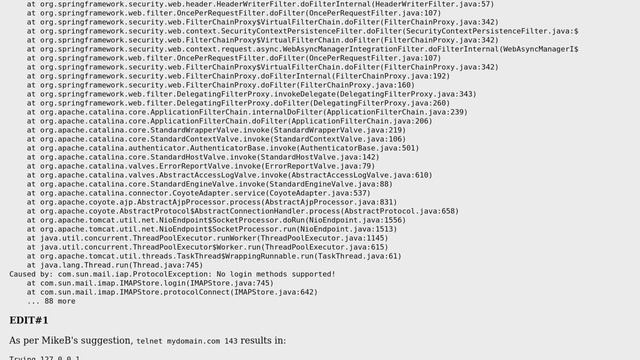 DevOps & SysAdmins: com.sun.mail.iap.protocolexception no login methods supported смотреть онлайн