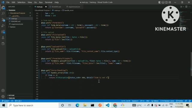 Fastapi Error Handling | HTTP Exception In Fastapi
