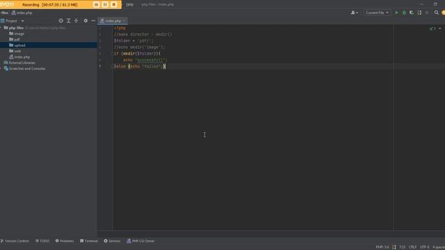 PHP - FILES : Somo la 1- Kutengeneza folder смотреть онлайн