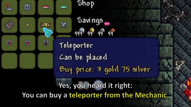 Terraria Steampunker no longer sells Teleporter..? ─ Terraria 1.4.4 changed some NPC shops! смотреть онлайн