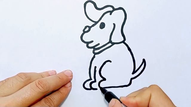 КАК НАРИСОВАТЬ МИЛЫЙ СОБАКУ смотреть онлайн