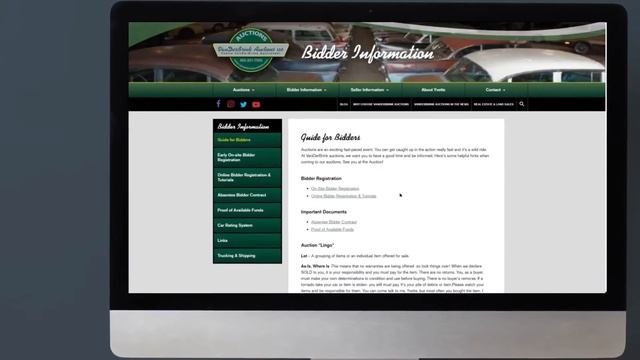 Welcome to VanDerBrink Auction Website Tutorial смотреть онлайн