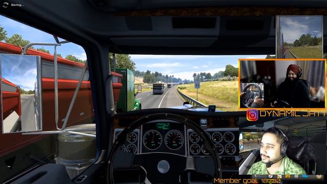ATS convoy with friends! смотреть онлайн