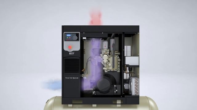 New R-Series 5-11 kW Rotary Screw Air Compressor смотреть онлайн