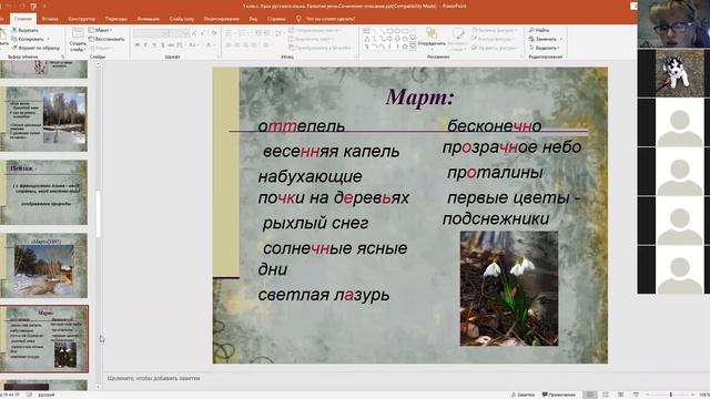 5 класс Урок развития речи Сочинение описание 20 04 20 смотреть онлайн