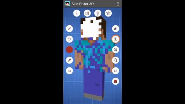 Как сделать свой скин в minecraft pe (skin editor) смотреть онлайн