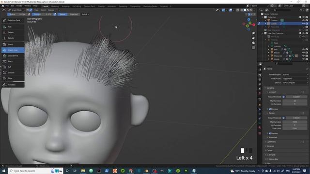 Blender Tutorial New Hair System and Hair Geometry Nodes смотреть онлайн