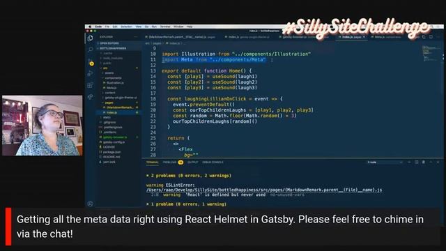 Getting all the meta data right // GatsbyJS + Helmet // #SillySiteChallenge (bonus) смотреть онлайн