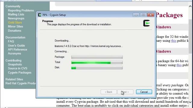 Установка GCC, Lua, Git и др. на Windows (Cygwin) смотреть онлайн