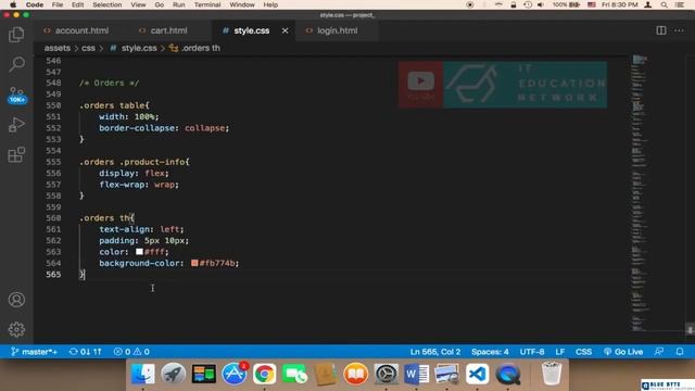 Ecommerce Website With PHP & MySql - 48 - Orders section смотреть онлайн