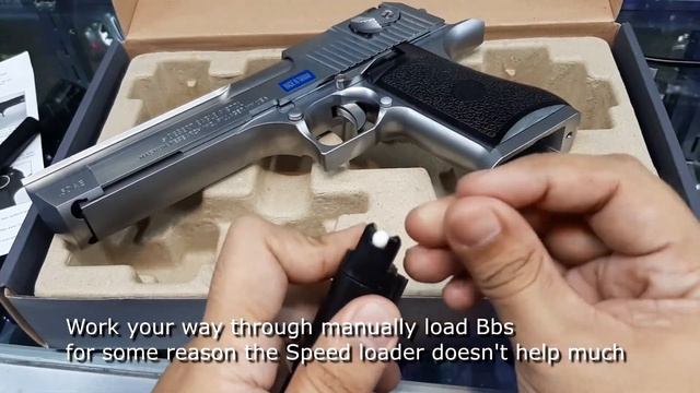 Cybergun Desert Eagle Silver Gas Blowback Pistol смотреть онлайн