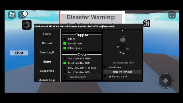 NEW! One Protocol - Roblox Natural Disaster Survival OP Gui Script! смотреть онлайн