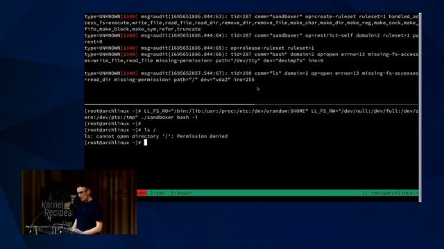 Kernel Recipes 2023 - Update on Landlock: Audit, Debugging and Metrics смотреть онлайн