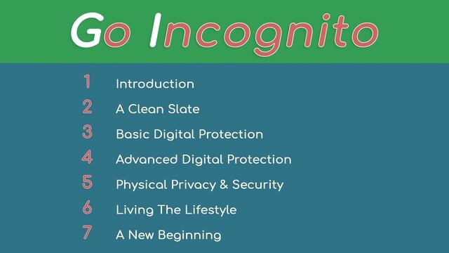 Welcome to the Course | Go Incognito 1.1 смотреть онлайн