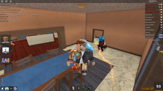 TROLLING FRIENDS WITH FAKE GUN PERK!! (Murder Mystery 2 | Roblox) смотреть онлайн