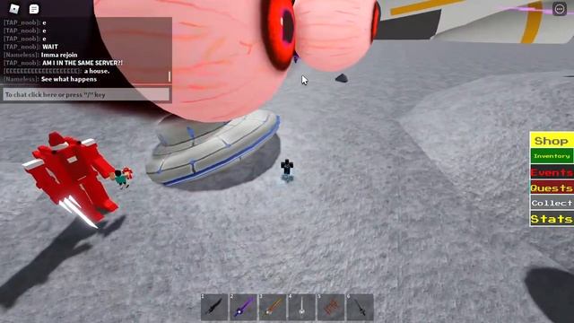 I found a glitch in Roblox mega boss survival! смотреть онлайн