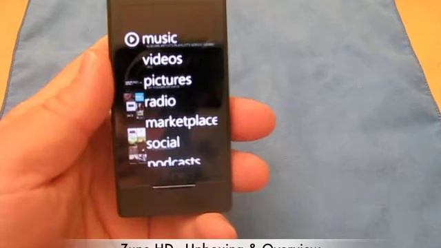 Zune HD - Unboxing & Overview смотреть онлайн