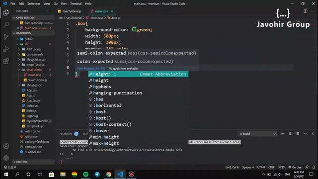 ⚡️ React JS (O'zbek) | Reactda Sassdan foydalanamiz смотреть онлайн