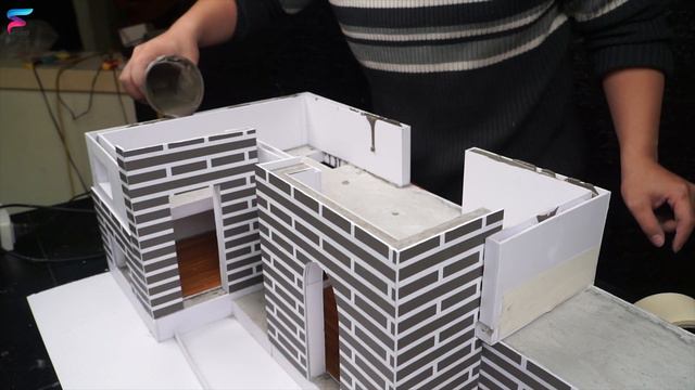 Construction Of Mini Villa with Beautiful Garden from Cement смотреть онлайн