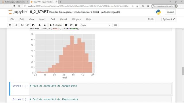 Tests de Student, Jarque-Bera, Shapiro-Wilk, Levene смотреть онлайн