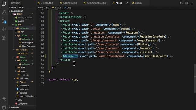 lecture 38 - create admin route смотреть онлайн