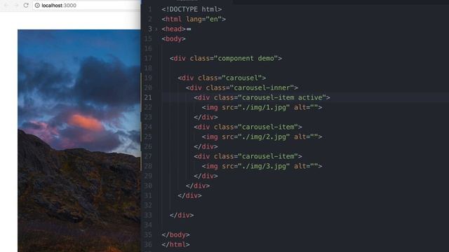 Bootstrap 4 中文教程：Carousel：旋转木马 смотреть онлайн