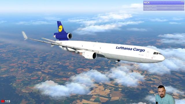 XP11 | COLOGNE-BONN EDDK - WARSAW EPWA | ROTATE MD-11F | FIRST LOOK ON STREAM | MILITARY CARGO смотреть онлайн