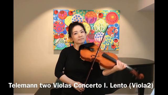G.P.Telemann Concerto For Two Violas In G Major 1st Movement (Viola 1and Viola 2)