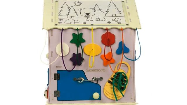 Бизидом, Бизиборд домик, для малышей от 1 года до 3-х лет смотреть онлайн