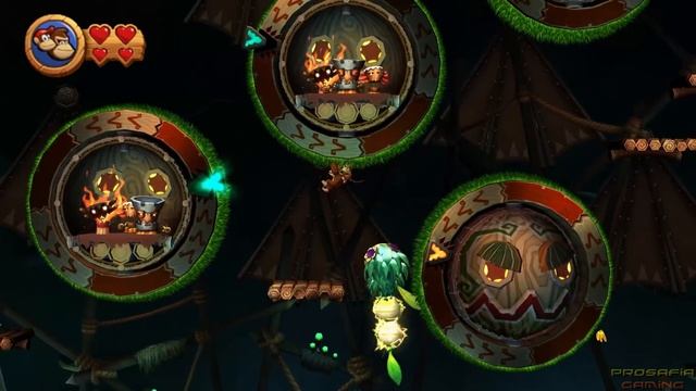 Donkey Kong Country Returns HD - All Bosses (No Damage)