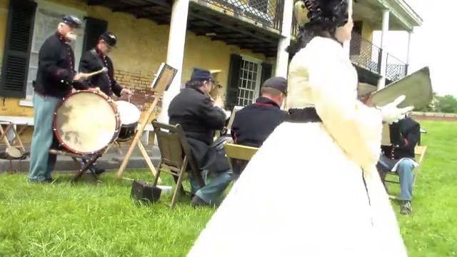 Fort Delaware Cornet Band performing @ Fort Mifflin for Civil War Weekend Part 1 смотреть онлайн