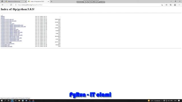 Qanday qilib Python dasturini ko'chirib olish mumkin? | TO'LIQ MA'LUMOT | Python установка смотреть онлайн