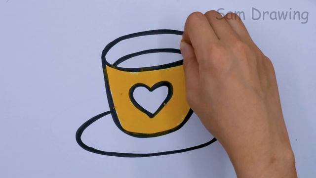 Bolalar uchun Chashka chizish / Drawing a Cup for children / Pисунок чашки для детей смотреть онлайн