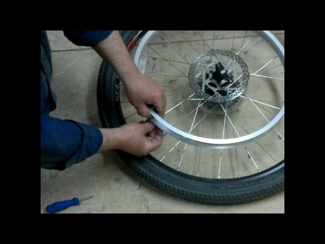 Установка ведомого шкива на спицы смотреть онлайн