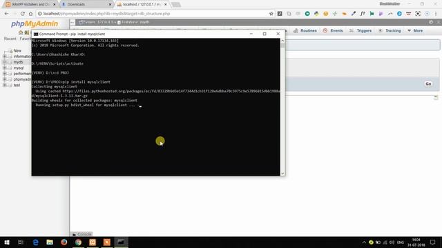 Mysql Database Setup and Configure Django смотреть онлайн