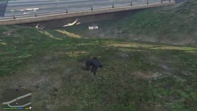 GTA V рассекаю на внедорожном мото и проверяю проходимость на горе чилиад и гонки копами гта 5 смотреть онлайн