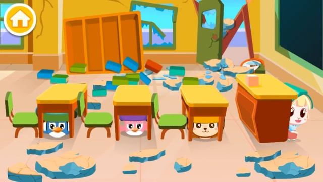 Малыш Панда Попал в Землетрясение.Поможем Панде.Спасайся кто Может.Игры для детей про Панду(panda)