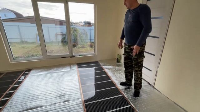 Инфракрасный теплый пол/ Монтаж теплого пола/ Можно ли отопить помещение теплым полом смотреть онлайн