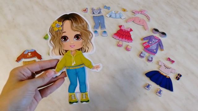 Игра магнитная «Одевашки. Модная девчонка. Ксюша» (европодвес, 2х8шт) от "Десятого королевства" смотреть онлайн
