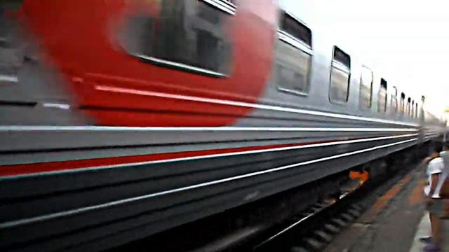 ТЭП70БС-067 с поездом, ст.Лихая, СКЖД, TEP70BS-067 with train, st. Likhaya, North Caucasus Railway смотреть онлайн