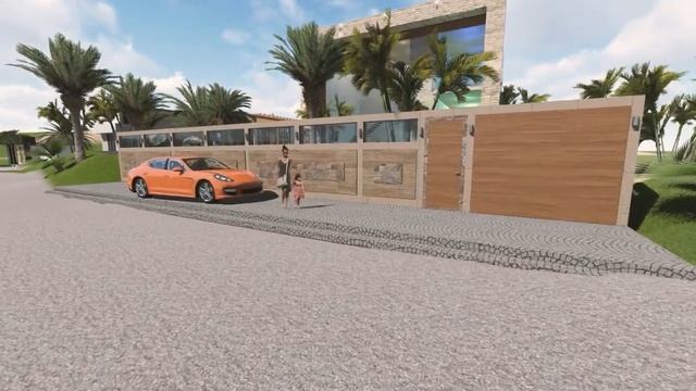 Проект двухэтажного жилого дома в стиле ХайТек в Анапе смотреть онлайн