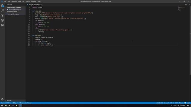[Python] How to create a text encryption/decryption console application смотреть онлайн