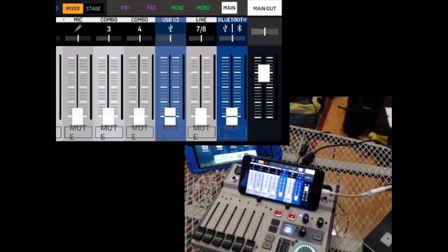 #Behringer Flow 8 . Отклик ручек на планшете смотреть онлайн