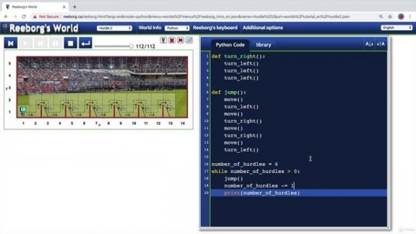 Day 6 - Python Functions & Karel - 5 While Loops