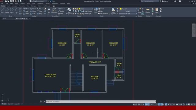 "AutoCAD - Hatch Command, Room Name, and Size (Complete Tutorial!)" смотреть онлайн
