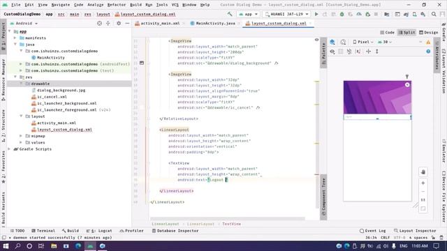 Custom Dialogs | Android | Java | Mobile Application Development | Inzi Programmer смотреть онлайн