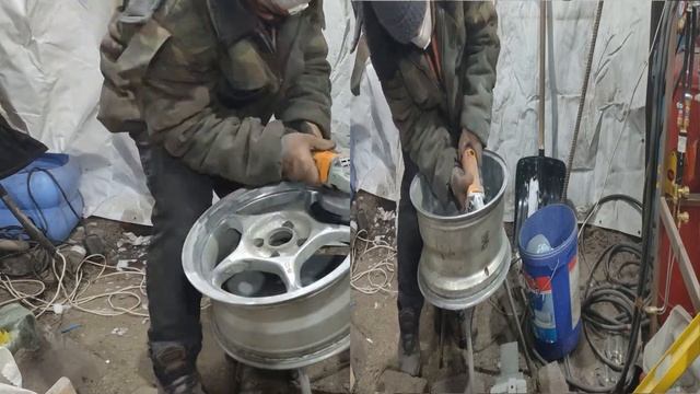 Ремонт литых дисков ENKEI./ENKEI alloy wheel repair смотреть онлайн
